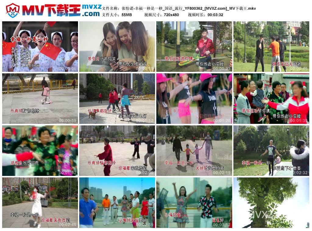 张怡诺-幸福一秒是一秒_国语_流行_YF800362